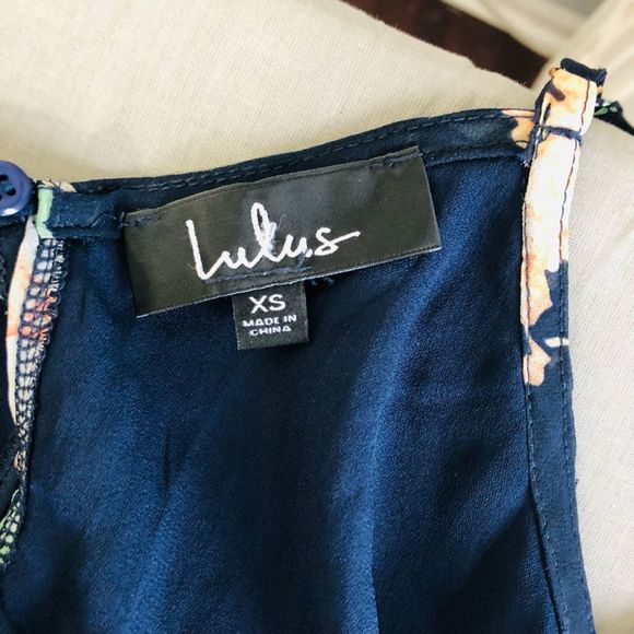 Feeling Freesia Navy Blue Floral Print Maxi Dress - Picture 11 of 12